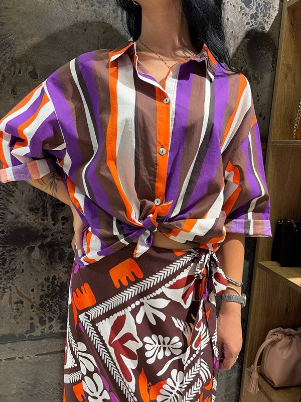 CAMICIA NODO FLORA