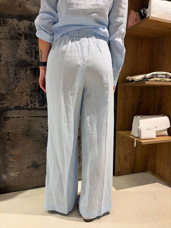 PANTALONE PALAZZO LILA