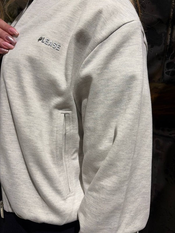 FELPA ZIP MEREDITH