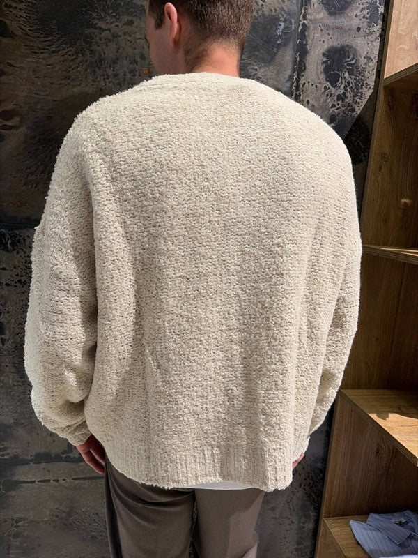 CARDIGAN BOUCLE CROP