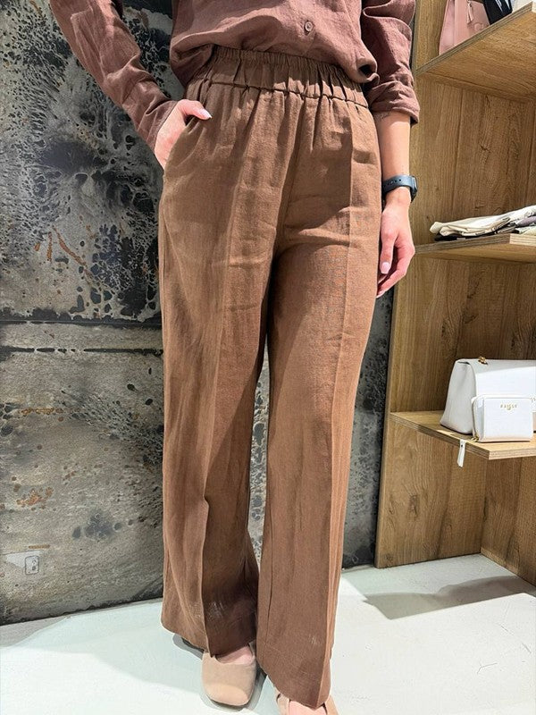 PANTALONE PALAZZO LILA