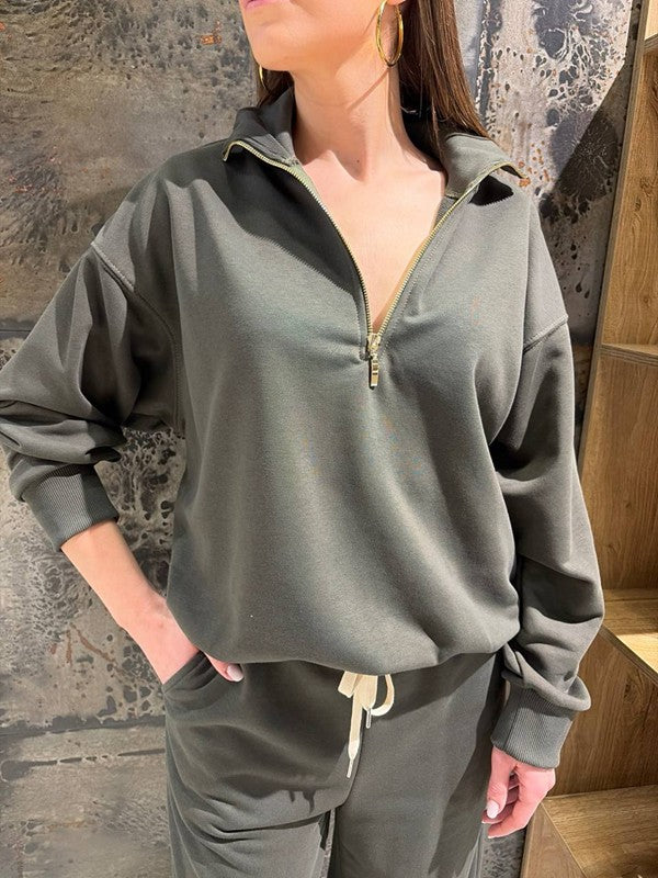 FELPA ZIP BRIANNA