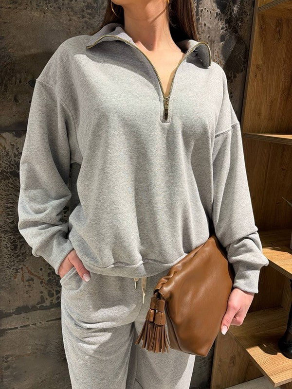 FELPA ZIP BRIANNA