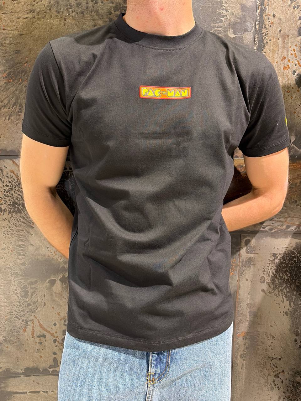 TSHIRT PACMAN ORANGE