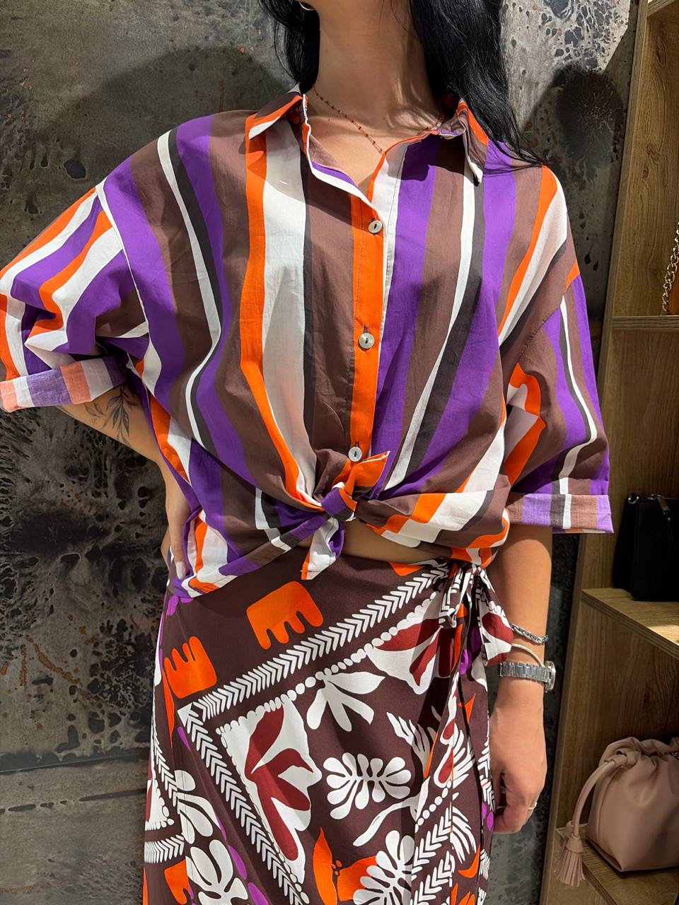 CAMICIA NODO FLORA