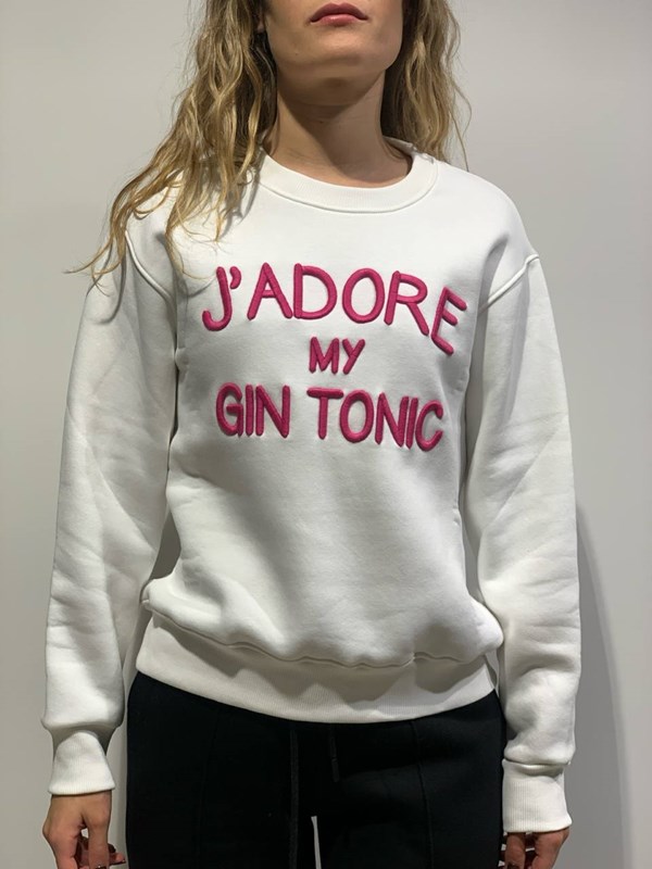 Felpa j'adore my gin tonic