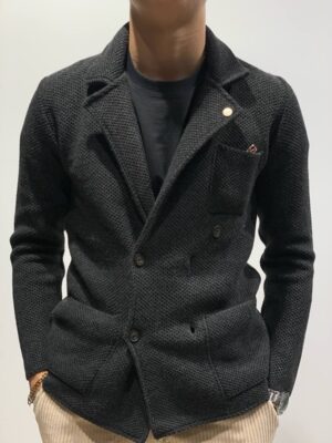 Giacca doppiopetto pernice