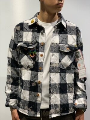 Camicia quadri spille