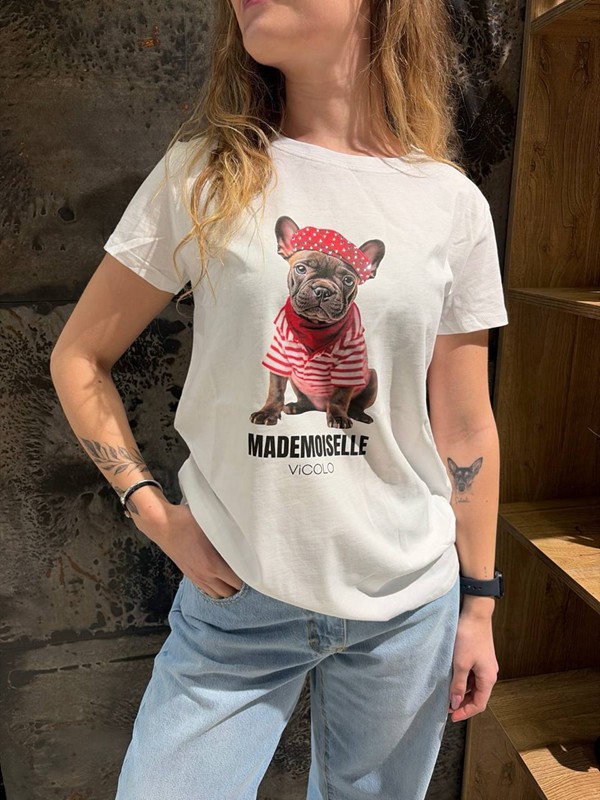 Tshirt dog glitter
